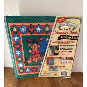 Daisy Kingdom Rockin' Rudi Memory Book Album Christmas Die Cuts Vtg NEW Sealed